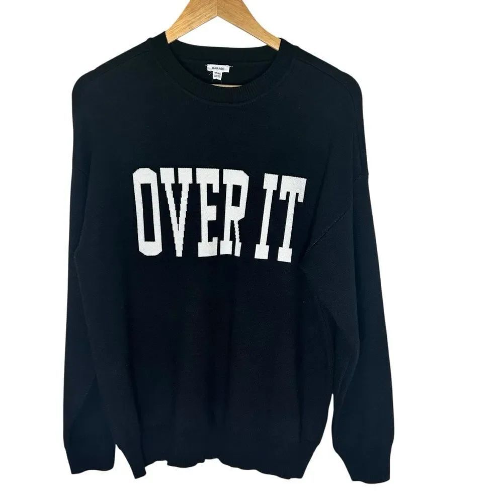 NWT Garage 'OVER IT' Sweater size xsmall